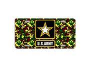 United States Army Star Novelty Vanity Metal License Plate Tag Sign