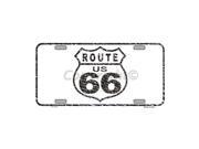 Route 66 Distressed Novelty Vanity Metal License Plate Tag Sign