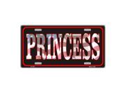 Smart Blonde Princess Patriotic Vanity Metal Novelty License Plate Tag Sign