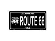 Smart Blonde Route 66 California Vanity Metal Novelty License Plate Tag Sign