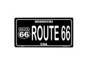 Smart Blonde Route 66 Missouri Vanity Metal Novelty License Plate Tag Sign