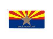 Bullhead City Arizona Aluminum License Plate SB LP1490
