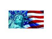 Smart Blonde Lady Liberty Vanity Metal Novelty License Plate Tag Sign