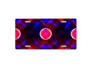 Smart Blonde Red And Purple Nova Customizable Vanity Metal Novelty License Plate Tag Sign