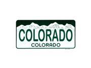 Smart Blonde Colorado Novelty State Background Customizable Vanity Metal License Plate Tag Sign