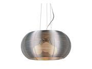 Bromi Design Home Decorative Lighting Stainless Steel Finish Contemporary Style Lenox 3 Light Modern Pendant