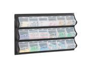 Safco Home Office Products 18 Pocket Panel Bins Black
