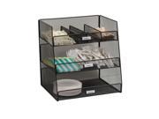 Safco Products Company Onyx Mesh Break Room Organizer