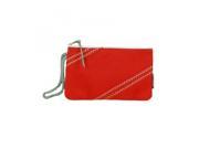 Sailor Bags 316 RG Wristlet True Red with Grey Trim