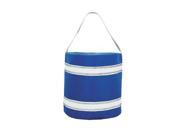 Sailorsbag Outdoor Travel Sailcloth Bucket Bag Blue with White Stripes