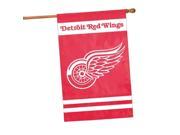 Party Animal Detroit Red Wings Applique Banner Flag