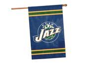 Party Animal NBA Sports Team Logo Utah Jazz Applique Banner Flag 44 x 28