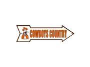 A 016 OSU Oklahoma State University Cowboys Country Arrow Sign AS25025