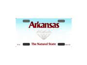 Smart Blonde Arkansas Novelty State Background Customizable Bicycle License Plate Tag Sign