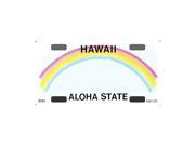 Smart Blonde Hawaii Novelty State Background Customizable Bicycle License Plate Tag Sign