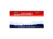 Smart Blonde Idaho Novelty State Background Customizable Bicycle License Plate Tag Sign