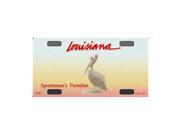 Smart Blonde Louisiana Novelty State Background Customizable Bicycle License Plate Tag Sign