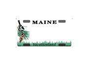 Smart Blonde Maine Novelty State Background Customizable Bicycle License Plate Tag Sign