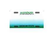 Smart Blonde Missouri Novelty State Background Customizable Bicycle License Plate Tag Sign