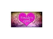 Smart Blonde Daddy s Girl Novelty Vanity Metal Bicycle License Plate Tag Sign