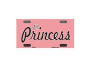 Smart Blonde Pink Lil Princess Novelty Vanity Metal Bicycle License Plate Tag Sign