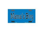 Smart Blonde Mama s Boy Novelty Vanity Metal Bicycle License Plate Tag Sign