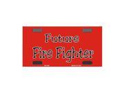 Smart Blonde Red Future Fire Fighter Novelty Vanity Metal Bicycle License Plate Tag Sign