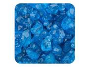 Sandtastik Preschool Kids Children Craft Colored ICE Real Glass Gems Scatters 20 lb 9.09 kg Box 4 10 mm Blue