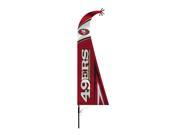 NFL San Francisco 49Ers Sports Team Logo Tailgate Area Feather Flag