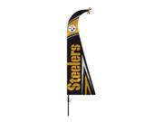NFL Pittsburgh Steelers Sports Team Logo Tailgate Area Feather Flag