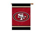NFL San Francisco 49Ers Sports Team Logo Hanging 1 Sided 28 x 40 House Banner