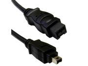 IEEE 1394A 9P to 4P Firewire 400 Cable Black 3 ft