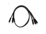 High Quality Component Video Cable 3 RCA Male RGB Gold plated Connectors 25 Foot