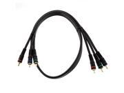 High Quality Component Video Cable 3 RCA Male RGB Gold plated Connectors 12 Foot