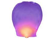 LumaBase Party Event Festive Lighting Sky Lanterns Purple 4ct