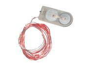LumaBase Home Decorative Electric Red Mini LED String Lights 3 Pack 20 Count