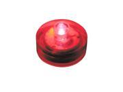 LumaBase Tabletop Vase Bowl Lighting LED Battery Operated Submersible Lights Red 12 Count
