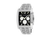 Roberto Bianci Men s Sports Chronograph Watch with Black Face 5445MCHR Blksil