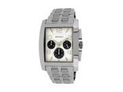 Roberto Bianci Men s Sports Chronograph Watch with Silver Face 5445MCHR