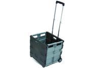 Offex Kids Children MemoryStor Universal Rolling Cart Brown Box