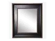 Rayne Home Decor Black Parma Wall Mirror 24.25 x 28.25