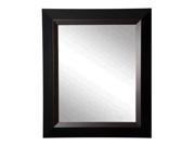 Rayne Home Decor Black Grain Wall Mirror 26.75 x 32.75