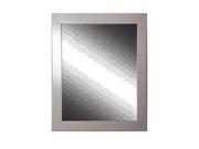 Rayne Home Decor Polished White Wall Mirror 19.5 x 23.5