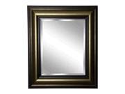Rayne Home Decor Stepped Antiqued Wall Mirror 37 x 41