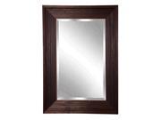 Rayne Home Decor Barnwood Brown Wall Mirror 23.75 x 35.75