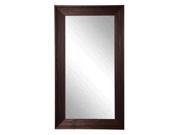 Rayne Home Decor Barnwood Brown Floor Mirror 30.75 x 65.75