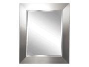 Rayne Home Decor Silver Wide Wall Mirror 21.5 x 25.5