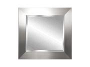 Rayne Home Decor Silver Wide Wall Mirror 35.5 x 35.5