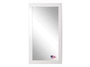 Rayne Home Decor Glossy White Floor Mirror 28.5 x 63.5