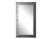 Rayne Home Decor Sarfari Silver Floor Mirror 28.5 x 63.5